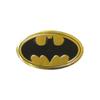 DC Comics Originals Batman Logo On Embossed Metal Emblem Sticker, Yellow, 6cm view 1