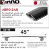 INNO XB115 Aero Reduced Noise Base Bars - 45-Inch (1 Bar) (Glass Blasted Black) view 2