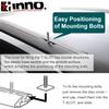 INNO XB115 Aero Reduced Noise Base Bars - 45-Inch (1 Bar) (Glass Blasted Black) view 3