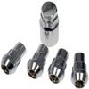 Dorman 712-328 Wheel Nut Lock Chrome Acorn Set M12-1.50 Compatible with Select Models, 4 Pack view 1