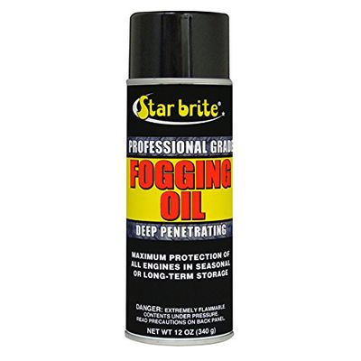 Fogging Oil Inboard & Outboard Engine Boat Marine Auto Winterizing Storage, Star Brite, 12-Ounce Prevents corrosion for storing & winterizing engines