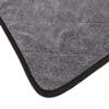 The Rag Company - Double Twistress (2-Pack) Professional Korean 70/30 Blend, Twist Loop Microfiber Drying Towels Car Detailing, Lint-Free, Streak-Free, Multipurpose Use, 850gsm, 20in x 24in, Grey view 2