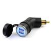 Cliff Top Motorcycle DIN USB Charger 3.3 Amp Motorcycle Power Adapter with DIN Hella Plug Compatible with BMW Triumph Tiger Ducati Motorcycle view 1