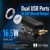 Cliff Top Motorcycle DIN USB Charger 3.3 Amp Motorcycle Power Adapter with DIN Hella Plug Compatible with BMW Triumph Tiger Ducati Motorcycle view 3