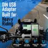 Cliff Top Motorcycle DIN USB Charger 3.3 Amp Motorcycle Power Adapter with DIN Hella Plug Compatible with BMW Triumph Tiger Ducati Motorcycle view 4