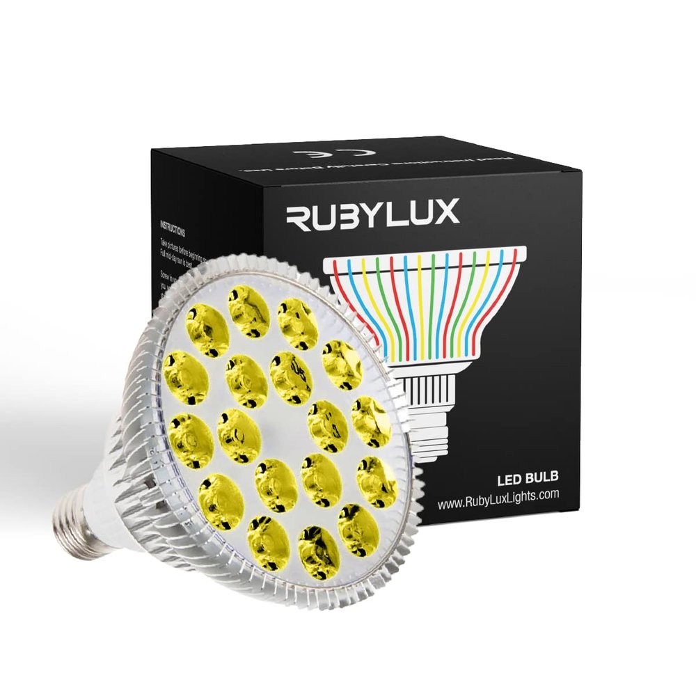 RubyLux All Yellow LED Bulb - Size Large 1 Count