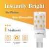 LEMENG 50watt T10 Wedge Base 921 LED Light Bulb 5W 500lm 6000K Daylight White 12VAC/DC for Outdoor Landscape Path, RV Camper Trailer Motorhome Marine Boat Lighting-6 Pack view 4