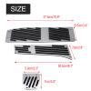 Acouto e46 pedals, Car Foot Pedals for 1 3 5 7 X1 Series E30 E32 E34 E36 E38 E39 E46 E87 E90 E91 E92 4pcs Car Manual Clutch Brake Foot Rest Pedal Pads view 3