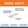 EZ-ACCESS Transitions 1 Portable Self Supporting Aluminum Modular Entry Ramp view 4