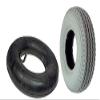 AlveyTech 2.80/2.50-4 (9"x3") Mobility Tire and Inner Tube Set with Power Edge Sawtooth Tread view 1