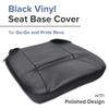 Black Vinyl Seat Base for Go-Go and Pride Revo (SC60/SC63/SC64) Mobility Scooters - Replacement 17-1/2"x16-1/2 Foam Insert with Cover for Standard GOGO Scooter Models (SETBASE2546) view 2