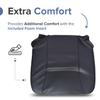 Black Vinyl Seat Base for Go-Go and Pride Revo (SC60/SC63/SC64) Mobility Scooters - Replacement 17-1/2"x16-1/2 Foam Insert with Cover for Standard GOGO Scooter Models (SETBASE2546) view 3
