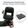 Black Vinyl Seat Base for Go-Go and Pride Revo (SC60/SC63/SC64) Mobility Scooters - Replacement 17-1/2"x16-1/2 Foam Insert with Cover for Standard GOGO Scooter Models (SETBASE2546) view 4