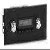 Retro Manufacturing HB-415-06-76 Model Two Direct-Fit Radio for Classic Vehicle (Black Face and Buttons and Black Faceplate) view 1