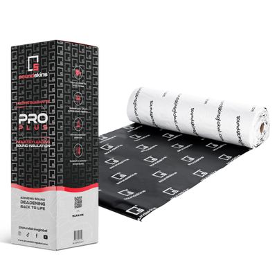 Soundskins SSPROPLUS-1 Car Sound Deadening Material - 180mil/4.5mm Triple Layer - 64.5 sqft. - Reduce Vibrations, Insulate Heat, and Minimize Resonance
