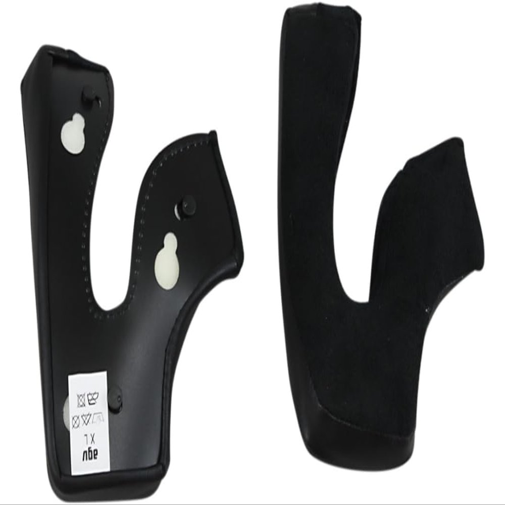 AGV X3000 Cheek Pads Street Motorcycle Helmet Accessories - Black / 2X-Large