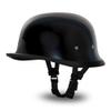 Daytona Helmets German Style Novelty Motorcycle Helmet - Timeless Classic Design, Comfortable Padded Liner, Adjustable Leather Chin Strap- Perfect Biker Accessory for Men & Women view 1