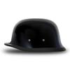 Daytona Helmets German Style Novelty Motorcycle Helmet - Timeless Classic Design, Comfortable Padded Liner, Adjustable Leather Chin Strap- Perfect Biker Accessory for Men & Women view 2
