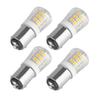 JOMITOP BA15D Two Contact LED Bulb S8 Bayonet Base 1076 1142 1176 Non-Dimmable 3W Waterproof AC12V/DC 10-24V Pack of 4 view 1