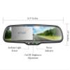 Master Tailgaters 10.5" OEM Rear View Mirror with 4.3" LCD Screen | Rearview Universal Fit Mount | Auto Adjusting Brightness LCD | Anti Glare | Full Original Mirror Replacement | Easy to Install view 3