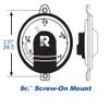 Rochester Gauges Sr. Size TwinSite 240-30 OHM Dial Face view 2