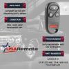 Car Key Fob Keyless Entry Remote fits Honda Accord Civic CR-V Insight Odyssey Pilot Prelude (A269ZUA101) view 3
