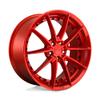 Niche 1PC Sector 20X9 5X114.30 Candy Red (35 MM) Wheel view 1